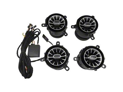 American Modified Turbo Air A/C Vent with Ambient Light (18-25 Jeep Wrangler JL)
