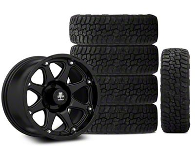 17x9 Mammoth Wheeler & 33in Mickey Thompson All-Terrain Baja Boss A/T Tire Package; Set of 5 (07-18 Jeep Wrangler JK)