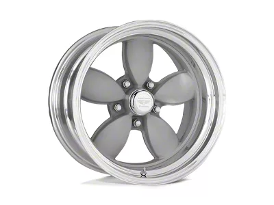 American Racing Classic 200S Vintage Silver Center with Polished Barrel 5-Lug Wheel; 15x6; -13mm Offset (05-15 Tacoma)