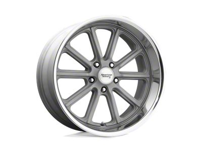 American Racing Rodder Vintage Silver with Diamond Cut Lip 5-Lug Wheel; 20x8; 0mm Offset (05-15 Tacoma)