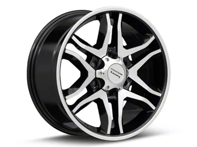 American Racing Mainline Gloss Black Machined 6-Lug Wheel; 18x8.5; 30mm Offset (24-25 Tacoma)
