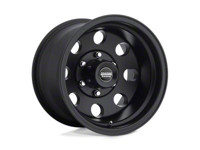 American Racing Baja Satin Black 6-Lug Wheel; 17x9; -12mm Offset (25-26 4Runner)