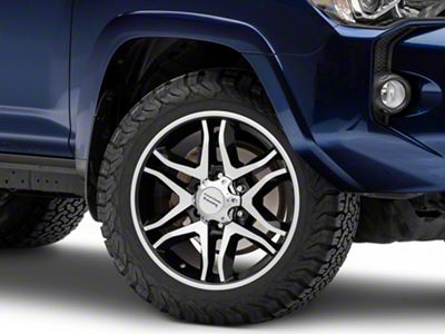 American Racing Mainline Gloss Black Machined 6-Lug Wheel; 20x8.5; 15mm Offset (10-24 4Runner)