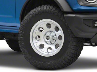American Racing Baja Polished 6-Lug Wheel; 17x9; -12mm Offset (21-25 Bronco, Excluding Raptor)