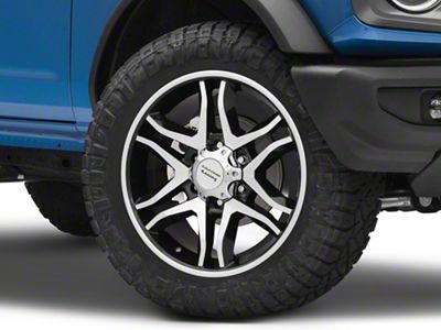 American Racing Mainline Gloss Black Machined 6-Lug Wheel; 20x8.5; 35mm Offset (22-25 Bronco Raptor)
