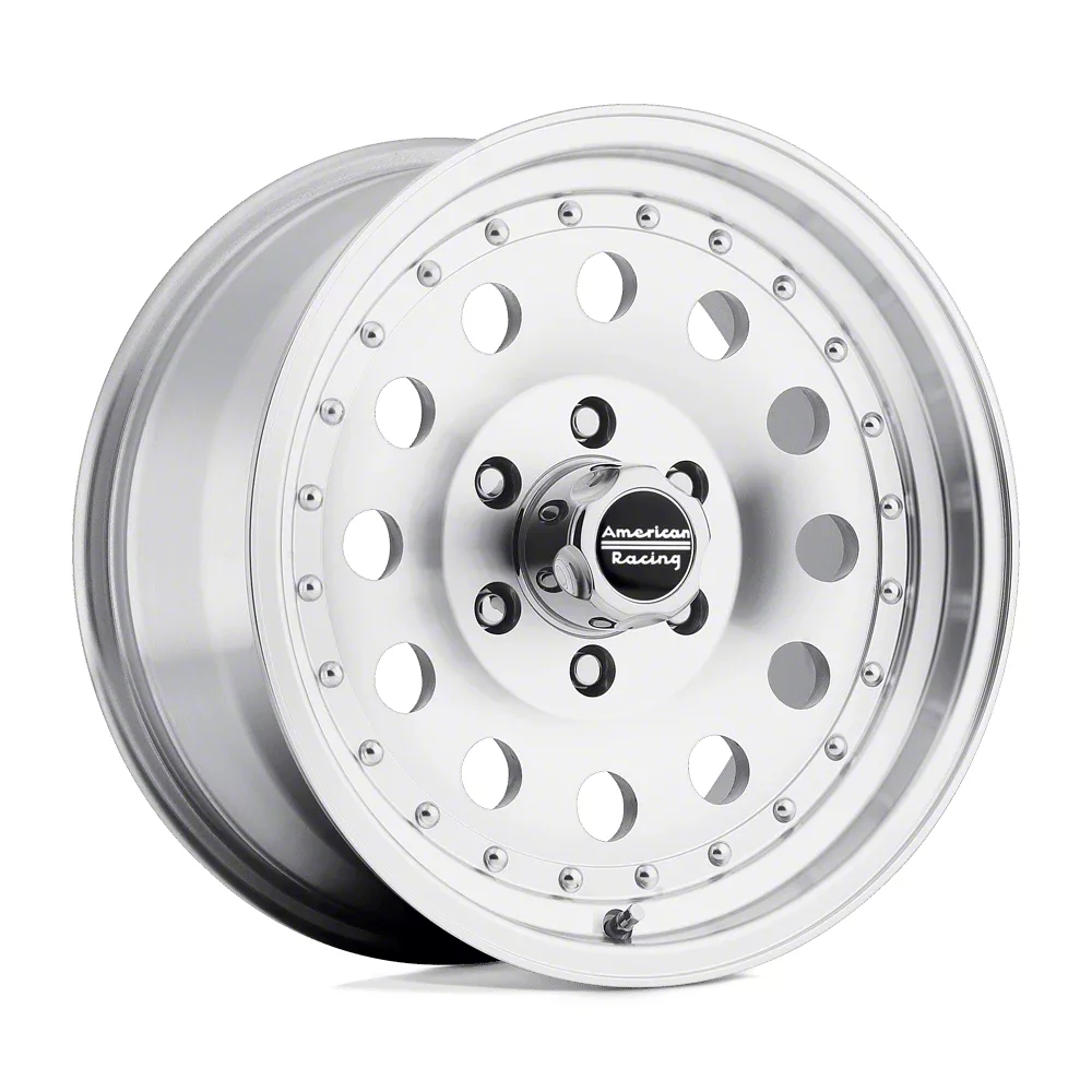 American Racing Bronco Outlaw II Machined 6-Lug Wheel; 17x8; 30mm ...