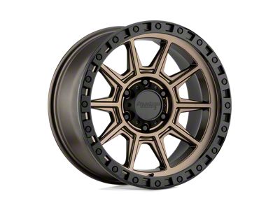 American Racing AR202 Matte Bronze with Black Lip 6-Lug Wheel; 18x9; 0mm Offset (22-25 Frontier)