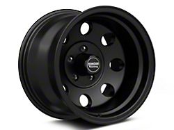 American Racing Baja Satin Black Wheel; 15x8; 20mm Offset (84-01 Jeep Cherokee XJ)