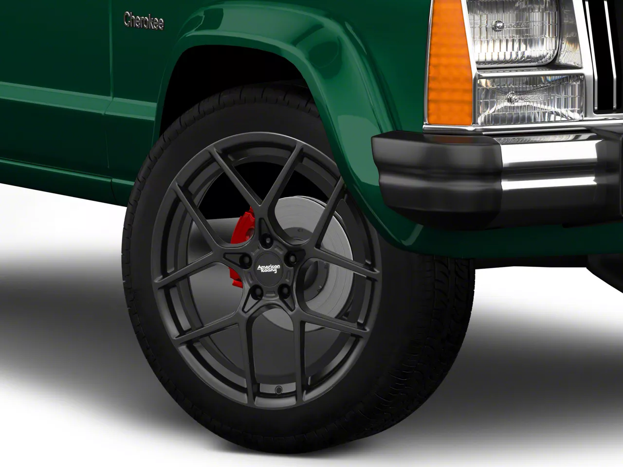 XD Jeep Cherokee Rockstar II Matte Black Wheel; 17x8; 35mm