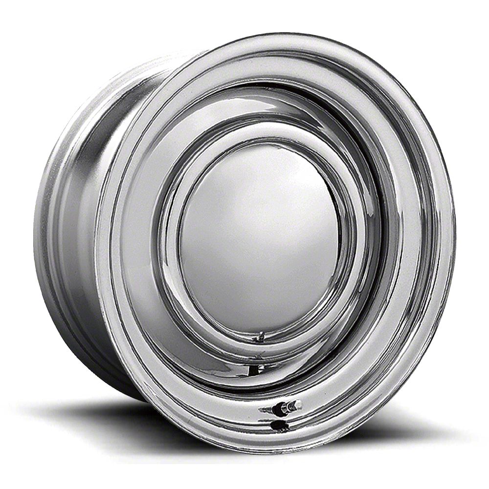 American Racing Jeep Cherokee Smoothie Chrome Steel Wheel; 15x10