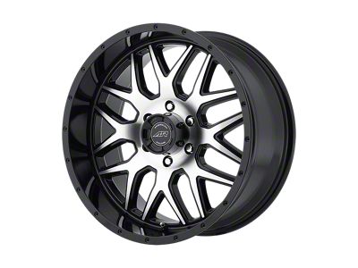 American Racing AR910 Gloss Black Machined Wheel; 18x9; 0mm Offset (20-25 Jeep Gladiator JT)