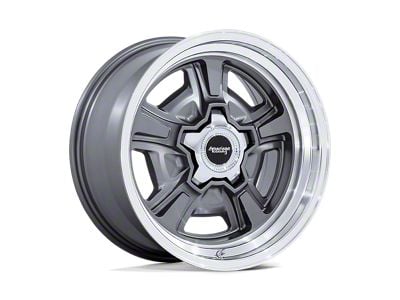 American Racing Marauder Anthracite with Diamond Cut Lip Wheel; 20x8.5; 6mm Offset (20-25 Jeep Gladiator JT)