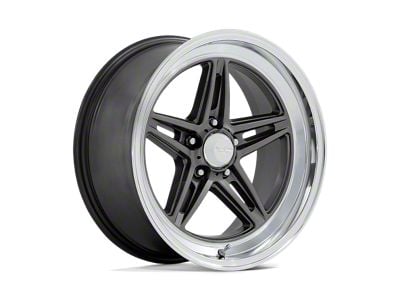 American Racing Groove Anthracite with Diamond Cut Lip Wheel; 20x8.5; 6mm Offset (22-25 Jeep Grand Cherokee WL)