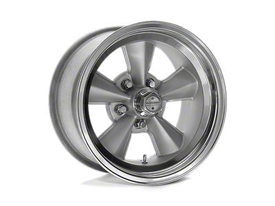 American Racing VNT70R Gunmetal with Polished Lip Wheel; 17x7; 0mm Offset (93-98 Jeep Grand Cherokee ZJ)