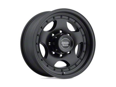 American Racing AR23 Satin Black Wheel; 15x7; -6mm Offset (97-06 Jeep Wrangler TJ)
