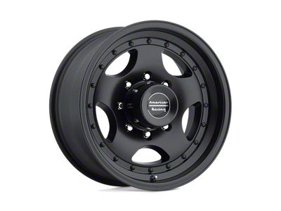 American Racing AR23 Satin Black Wheel; 15x8; -19mm Offset (97-06 Jeep Wrangler TJ)