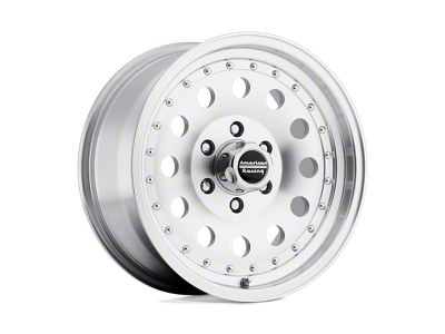 American Racing Outlaw II Machined Wheel; 17x8; 30mm Offset (07-18 Jeep Wrangler JK)