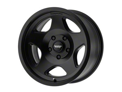 American Racing MOD 12 Satin Black Wheel; 15x8; -19mm Offset (76-86 Jeep CJ7)