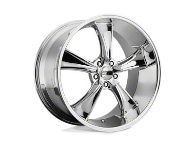 American Racing BLVD Chrome Wheel; 20x8.5; 30mm Offset (97-06 Jeep Wrangler TJ)