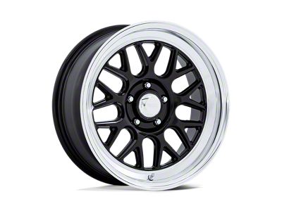 American Racing G-Force Gloss Black with Diamond Cut Lip Wheel; 17x8; 0mm Offset (97-06 Jeep Wrangler TJ)