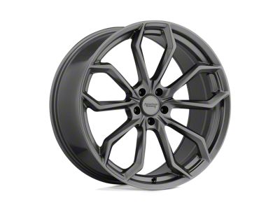 American Racing Splitter Graphite Wheel; 20x10.5; 45mm Offset (87-95 Jeep Wrangler YJ)