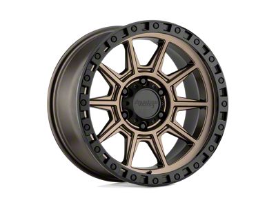 American Racing AR202 Matte Bronze with Black Lip 6-Lug Wheel; 18x9; 0mm Offset (16-23 Tacoma)