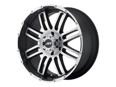 American Racing AR901 Satin Black Machined 6-Lug Wheel; 20x9; 20mm Offset (16-23 Tacoma)