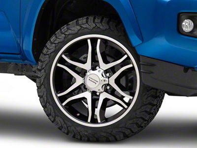 American Racing Mainline Gloss Black Machined 6-Lug Wheel; 20x8.5; 15mm Offset (16-23 Tacoma)