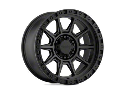 American Racing AR202 Cast Iron Black 6-Lug Wheel; 18x9; 0mm Offset (17-24 Titan)