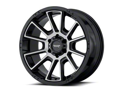 American Racing Intake Gloss Black Machined 6-Lug Wheel; 20x9; 0mm Offset (16-24 Titan XD)