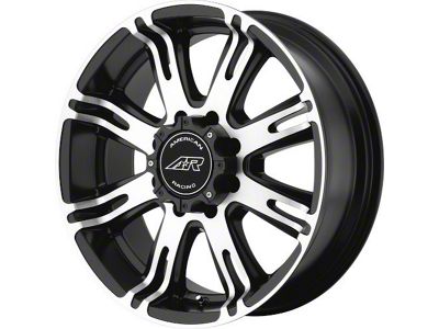American Racing AR708 Matte Black Machined 6-Lug Wheel; 20x9; 20mm Offset (22-25 Tundra)