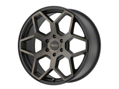 American Racing AR916 Satin Black with Dark Tint Clear Coat 6-Lug Wheel; 18x8.5; 35mm Offset (22-25 Tundra)