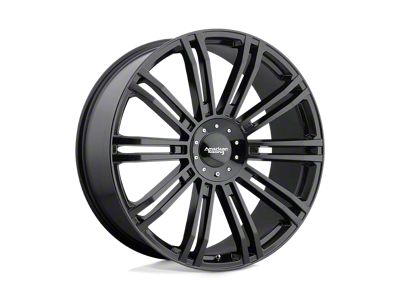 American Racing D2 Gloss Black 6-Lug Wheel; 22x9.5; 35mm Offset (22-25 Tundra)