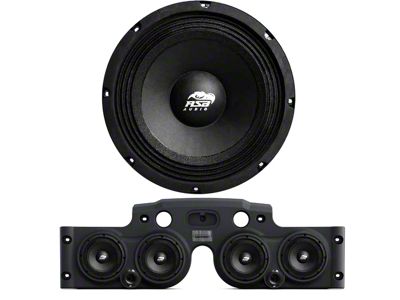 American SoundBar Audio SoundBar Package; Black (07-18 Jeep Wrangler JK)