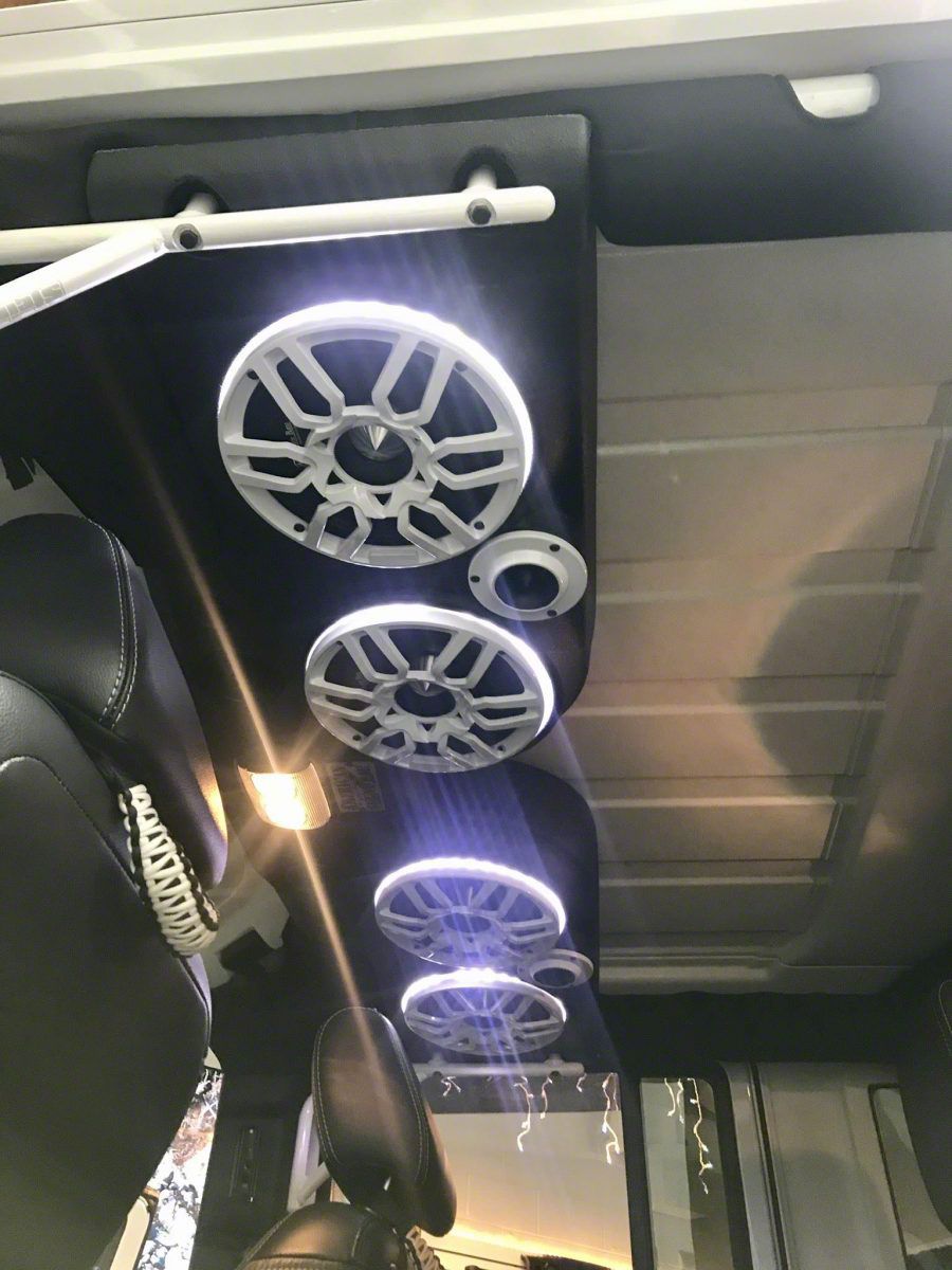 American SoundBar Jeep Wrangler Empty Speaker Enclosure; Black 06JKBK