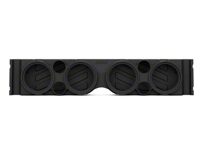 American SoundBar Empty Speaker Enclosure; Black (97-06 Jeep Wrangler TJ)