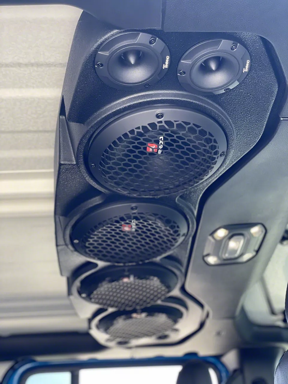 American SoundBar Jeep Wrangler Empty Speaker Enclosure; Black ASBJLJT