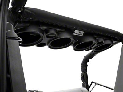 American SoundBar Empty Speaker Enclosure; Black (97-06 Jeep Wrangler TJ)