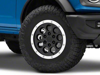 American Trucks Wheels Gen1 Raptor Beadlock Style Matte Black 6-Lug Wheel; 17x8.5; 34mm Offset (22-25 Bronco Raptor)