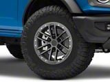 American Trucks Wheels Raptor Beadlock Style Charcoal 6-Lug Wheel; 17x8.5; 34mm Offset (22-25 Bronco Raptor)