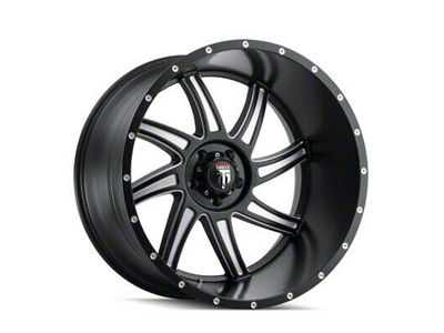American Truxx Vortex Gloss Black Milled 6-Lug Wheel; 20x10; -24mm Offset (05-15 Tacoma)