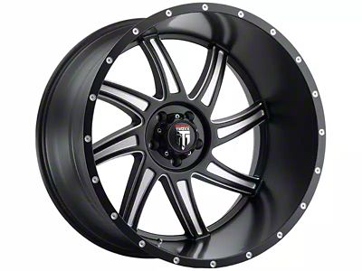 American Truxx Vortex Gloss Black Milled 6-Lug Wheel; 20x10; -24mm Offset (24-25 Tacoma)