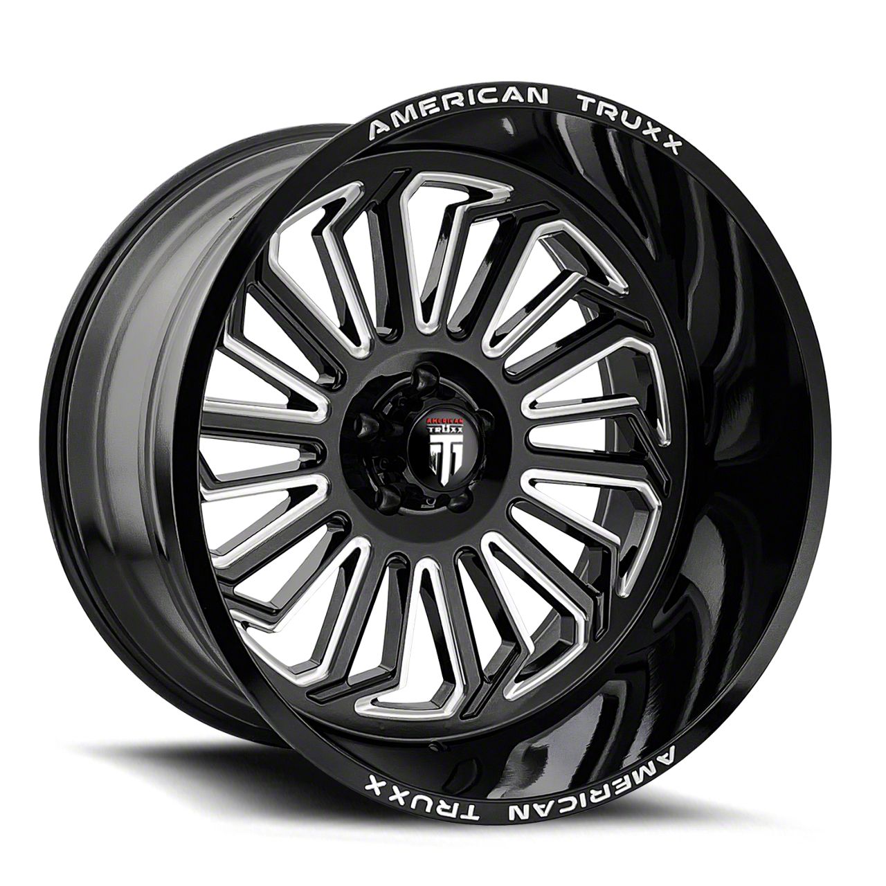 American Truxx Jeep Grand Cherokee Butcher Gloss Black Milled Wheel