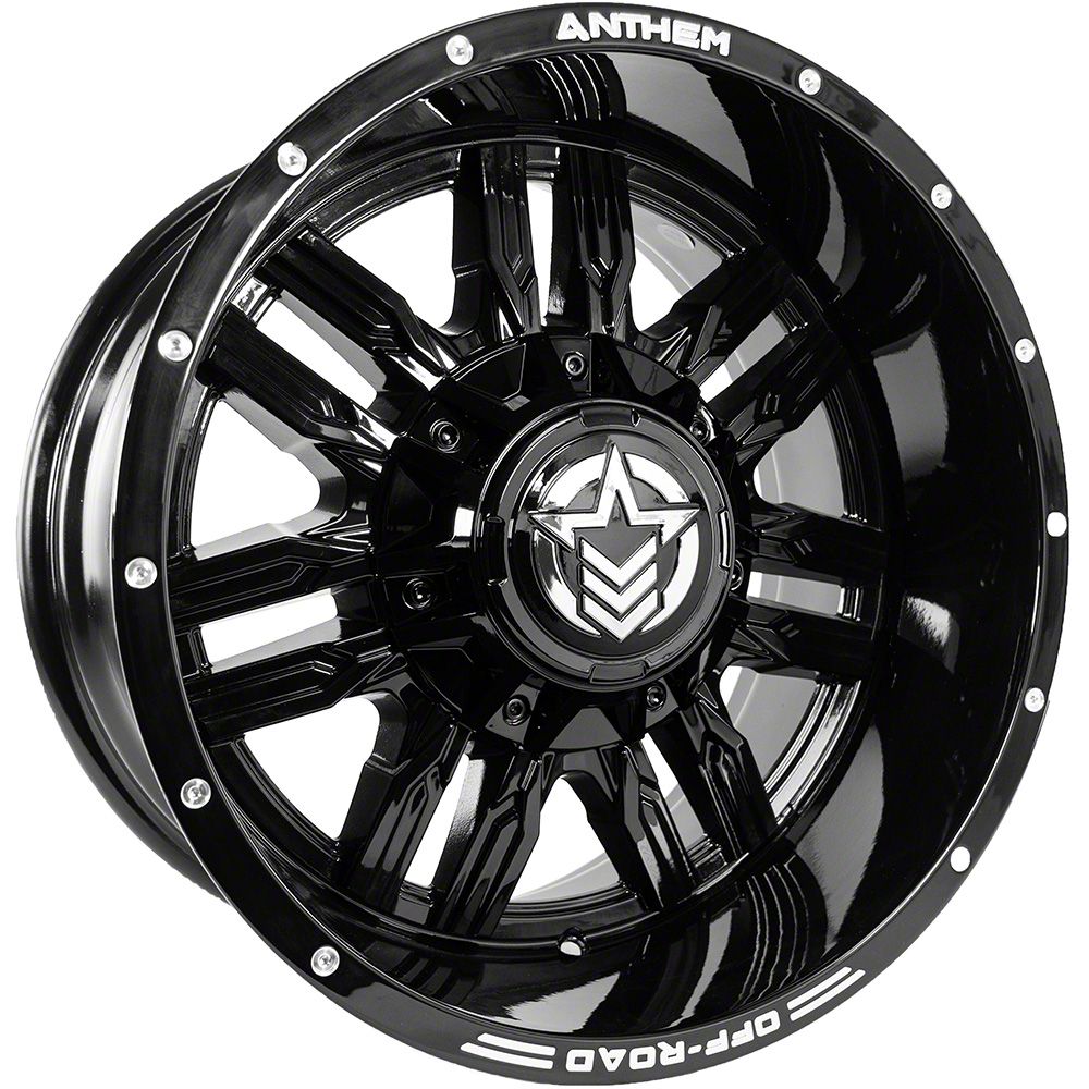 Anthem Off-Road Titan Equalizer Gloss Black 6-Lug Wheel; 20x10; -24mm ...