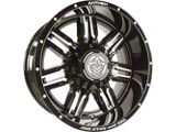 Anthem Off-Road Equalizer Gloss Black Milled 6-Lug Wheel; 18x9; -12mm Offset (05-21 Frontier)