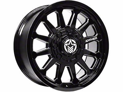Anthem Off-Road Intimidator Gloss Black Milled 6-Lug Wheel; 18x9; -12mm Offset (24-25 Tacoma)