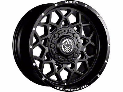 Anthem Off-Road Avenger Satin Black 6-Lug Wheel; 20x9; 0mm Offset (25-26 4Runner)