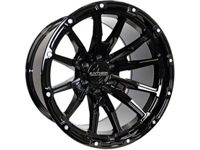 Anthem Off-Road Talon Gloss Black 6-Lug Wheel; 20x12; -44mm Offset (25-26 4Runner)