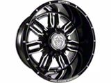 Anthem Off-Road Equalizer Gloss Black with Gray Tint Milled 6-Lug Wheel; 20x10; -24mm Offset (21-25 Bronco, Excluding Raptor)