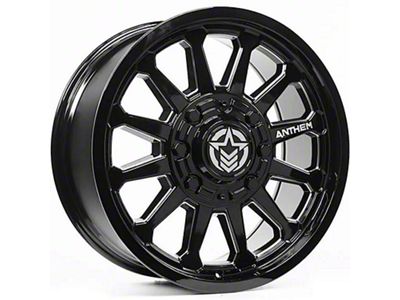 Anthem Off-Road Intimidator Gloss Black Milled 6-Lug Wheel; 18x9; -12mm Offset (22-25 Bronco Raptor)